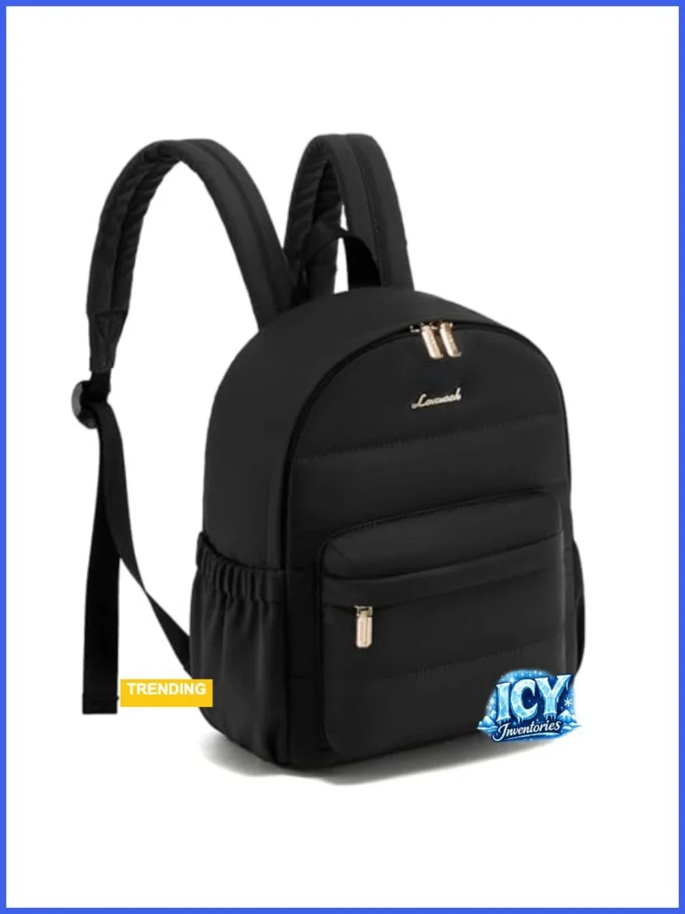 Mini Puffer Backpack Purse for Women, Lightweight Quilted Nylon Travel Daypack